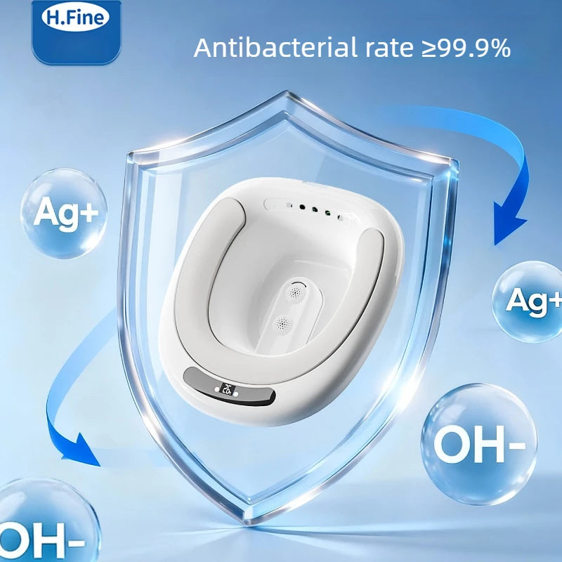 ‌Electric Hands-Free Bidet System,Antibacterial Detachable Basin Kit,ClinicalGrade Sitz Bath,Postpartum Herbal Steaming Solution