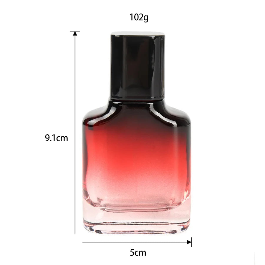 Perfume Bottles 20ml Spray Bottle Refillable Gradient Color Glass Cosmetic Packaging Travel Spray Bottle Portable Mist Atomizer