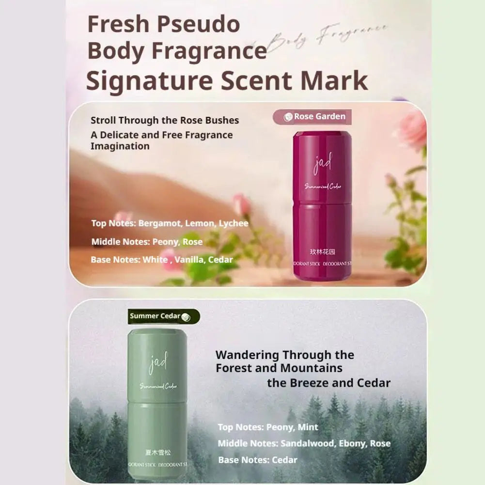 1pcs Antiperspirant Deodorant Under The Armpit Solid Perfume Cream Lasting Fragrance And Reducing Odor Antiperspirant Stick 7g
