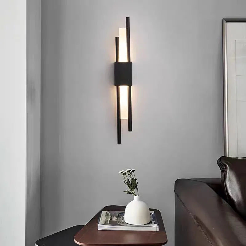 Modern luxury LED wall lights, living room, bedroom, staircase, background wall decoration, wall lights, bedside study lights