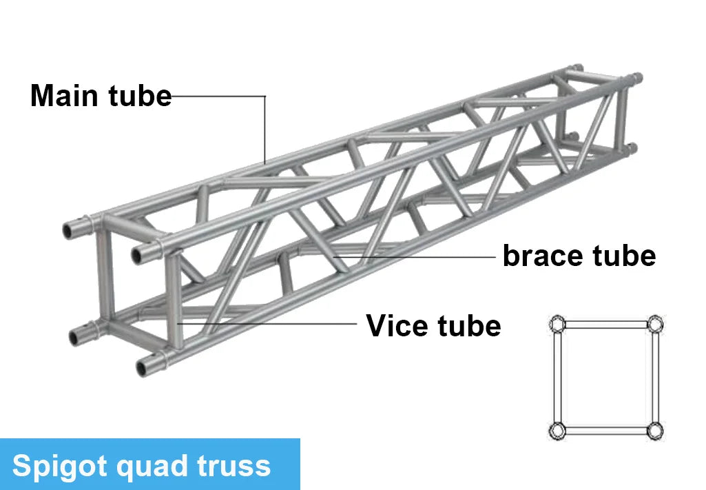 Outdoor Event Band Show Lighting Aluminum Stage Truss With Tent Roof