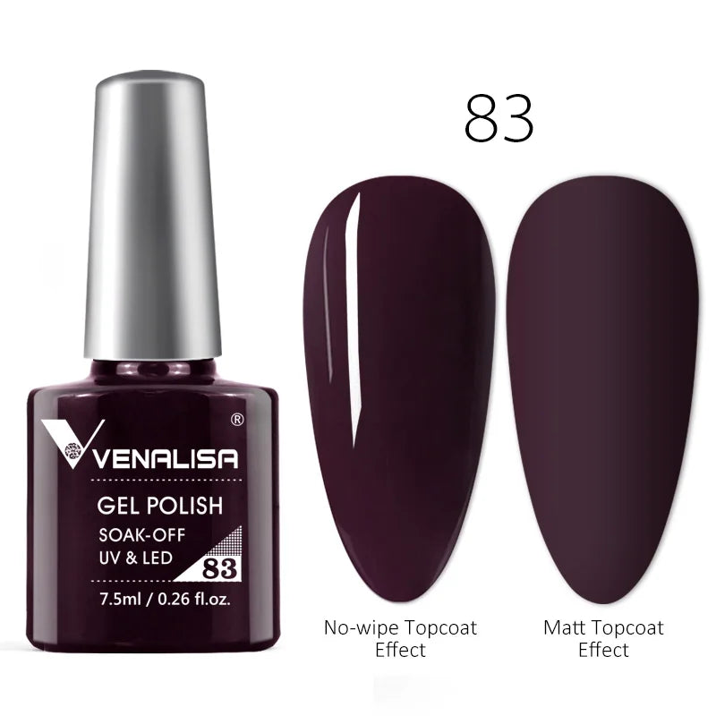 Venalisa TPO Free Earth Brown Autumn Color Collection Nail Gel Polish Soak Off UV LED Gel Varnish Gorgeous Gel Nail Manicure