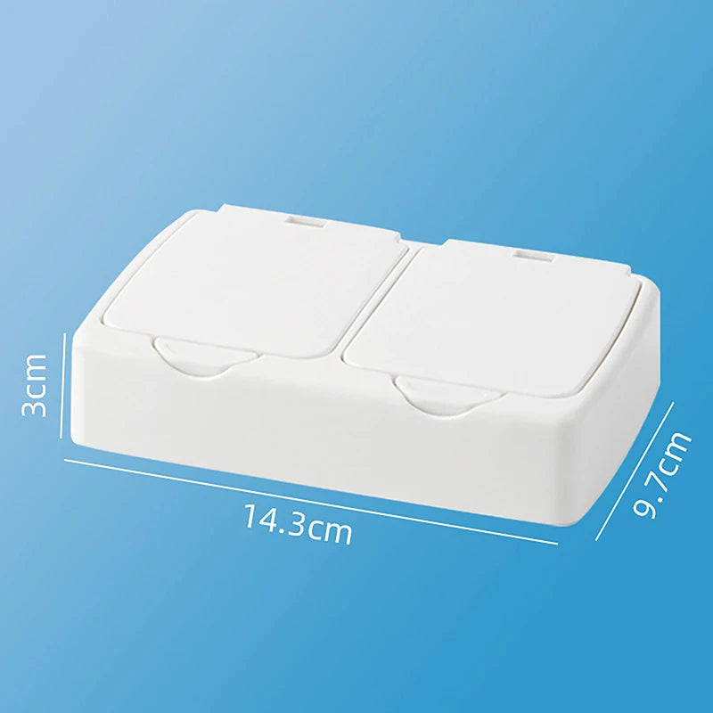 Kawaii Cartoon Desk Organizer Box Button Cosmetics Storage Box With Lid Mini Jewelry Organizer Cosmetics Makeup Container