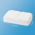 Kawaii Cartoon Desk Organizer Box Button Cosmetics Storage Box With Lid Mini Jewelry Organizer Cosmetics Makeup Container
