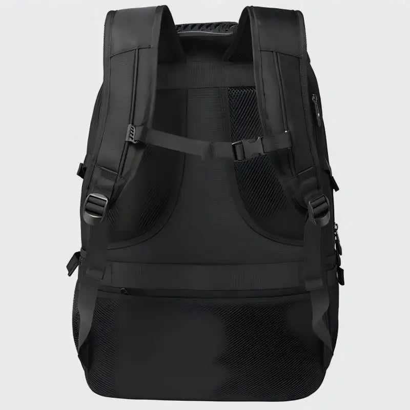 50L 80L Men's Large Travel Backpack, Separate Shoe Compartment Waterproof Business Backpack Outdoor Sports Black Storage Bag