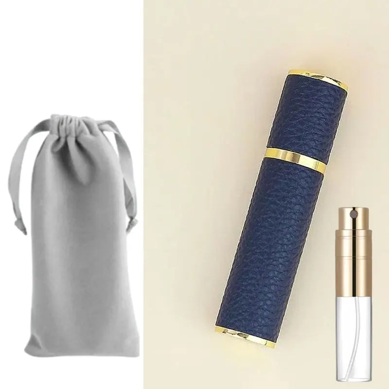 10ml Crocodile Luxury Leather Glass Perfume Spray Bottle Mini Refillable Perfume Atomizer Portable Empty Traveling Refill Bottle