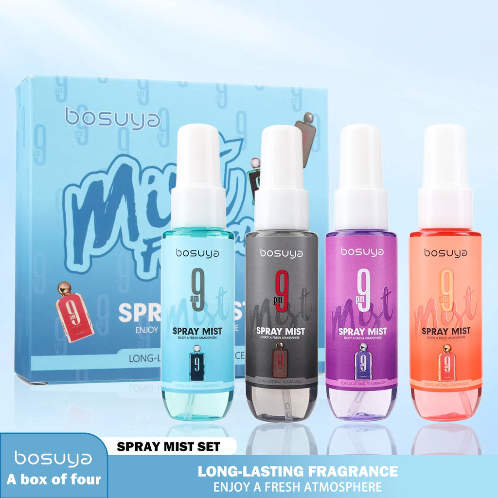 4PCS fresh fragrance spray set, lasting fragrance, mild and non irritating, suitable for daily use and before dating