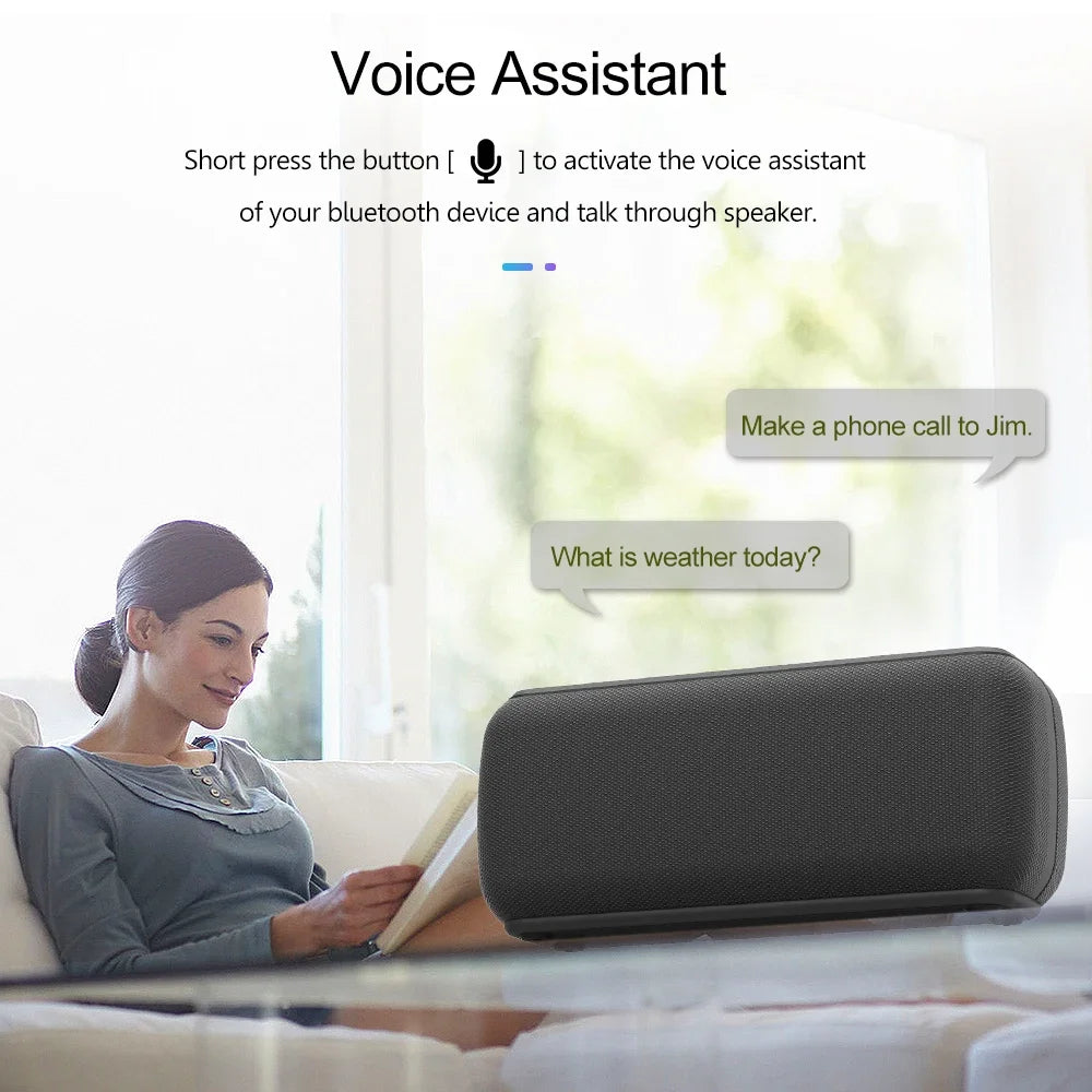 Xdobo X8 II 60W Portable Bluetooth-Compatible Speakers 6600mAh Bass Sound Box Wireless Waterproof TWS Boombox