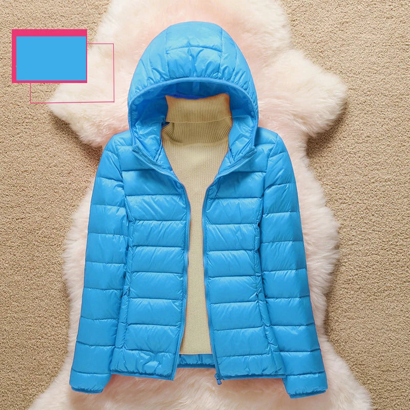 Spring Autumn Women Jackets 2024 Winter Female White duck down Jacket Fashion Ultralight Women Parka Packable Casual Puffer Coat