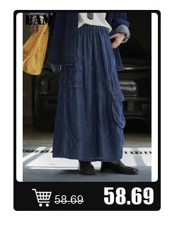 [EAM] Women Coffee Color-block Big Size Long Sweater Dress New Turtleneck Long Sleeve Fashion Tide Spring Autumn 2026 1DJ2393