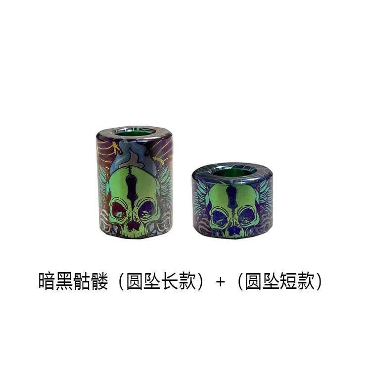 EDC Titanium Alloy Knife Beads A Pendant Paracord Outdoor DIY Decorations Camping Gear EDC Tools