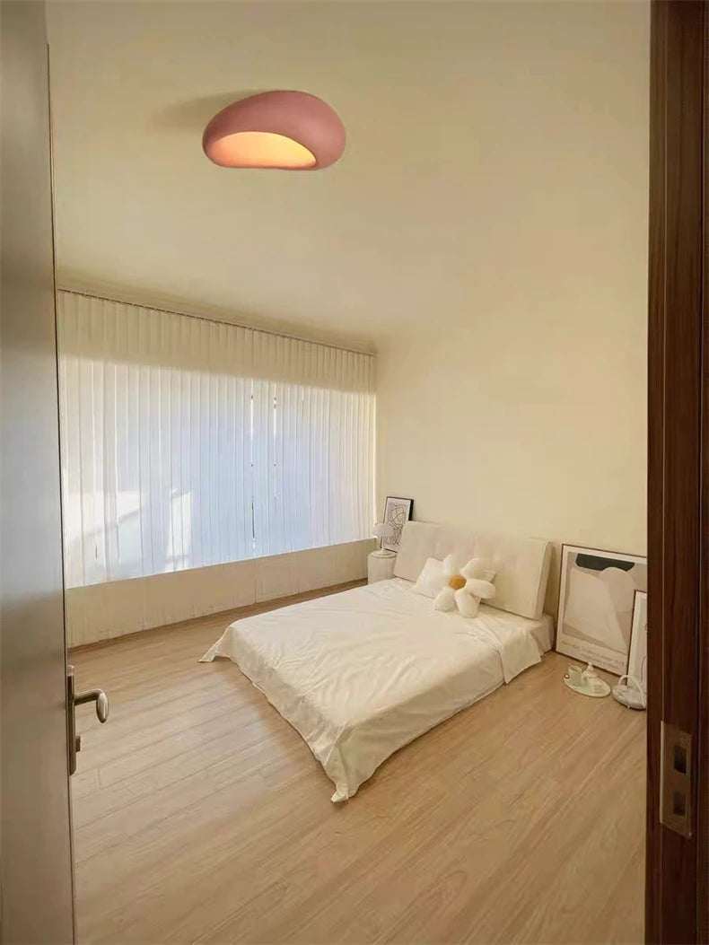 Japanese Resin Ceiling Lamp With E27 Light Bulb Led DownLight for Bedroom Living Dining Room
