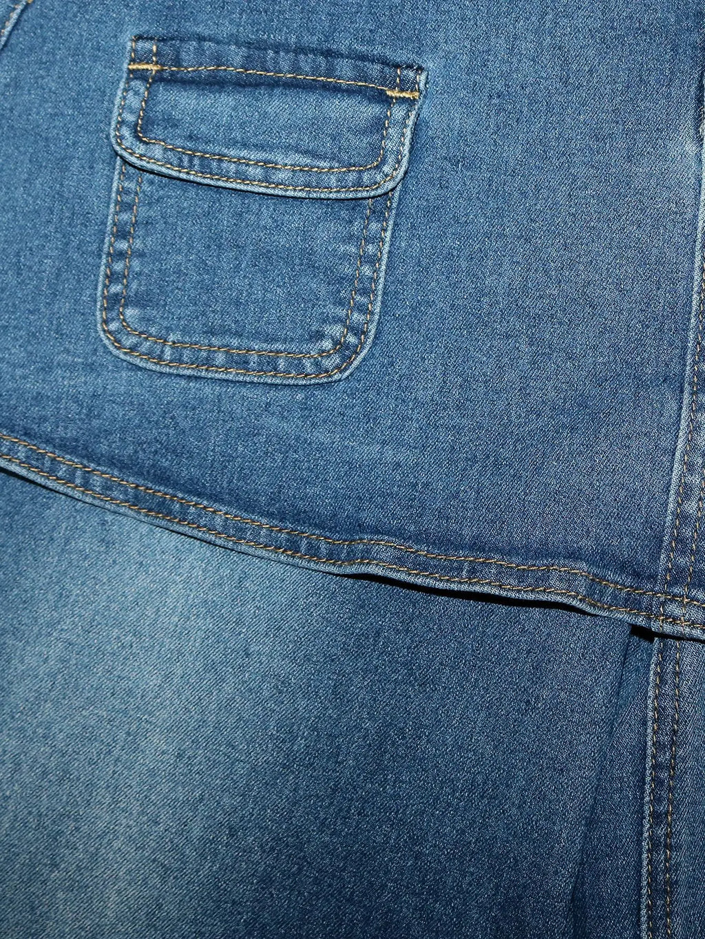 Fashion High Waist Denim Wide Leg Jeans for Women Detachable Skirt Layered Cargo Pocket Streetwear Baggy Jeans Denim Trousers