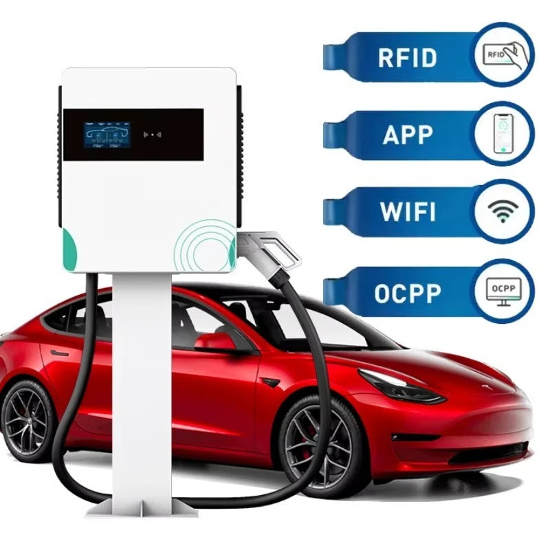 Efficient 60kw-180kw DC Electric Vehicle Charging Station | SCU OCPP Certified, Floor-Mounted, IP54