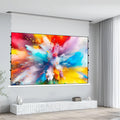 Floating Screen Electric Projection Screen ALR Photonic Screen Home 100 inch Hidden Automatic Lifting 4K Ultra High Definition