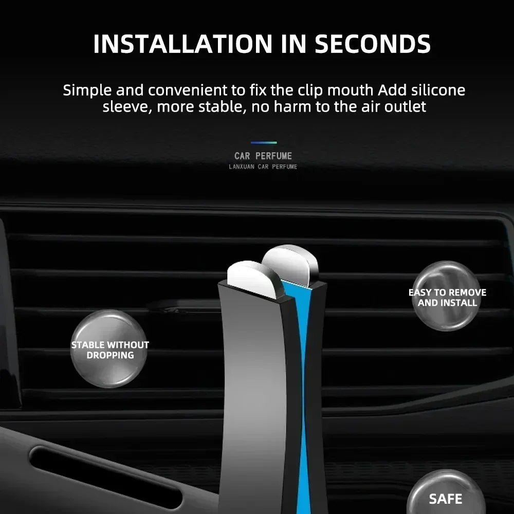 Car Air Vent Perfume Car Air Freshener Flavoring Smell Aroma Perfumes Air Freshener Parfum Car Accessories
