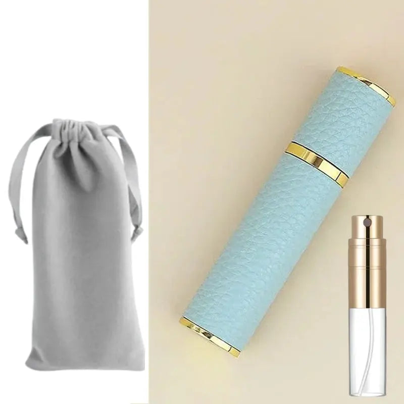 10ml Crocodile Luxury Leather Glass Perfume Spray Bottle Mini Refillable Perfume Atomizer Portable Empty Traveling Refill Bottle