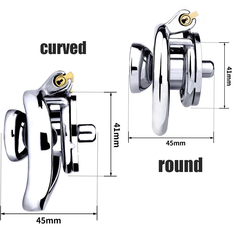 FRKO Male Inverted Chastity Cage with Big Urine Can Matched With P001 Dildo Lockcock BDSM Intimate Adult Products For Men Gay