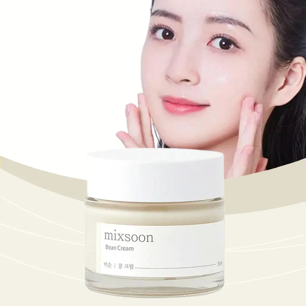 Mixsoon Bean Essence & Cream - Repair Damage Anti-aging Fade Spots Thick And Moist Moisture Mild and Smoothing Korean Skincare