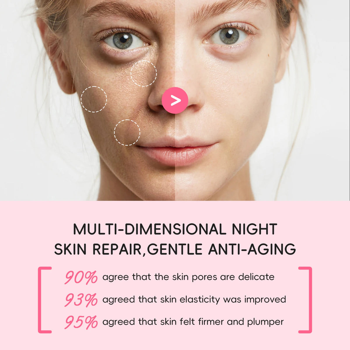 LAIKOU Japan Sakura Day & Night Cream Set 30g*2 Day Hydrating Night Repair Radiant Skin Care Kit