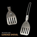Folding Spatula Food  Fold Spoon Frying Shovel Stainless Steel Outdoor Camping Gear Cooking Accessories Picnic Equipment