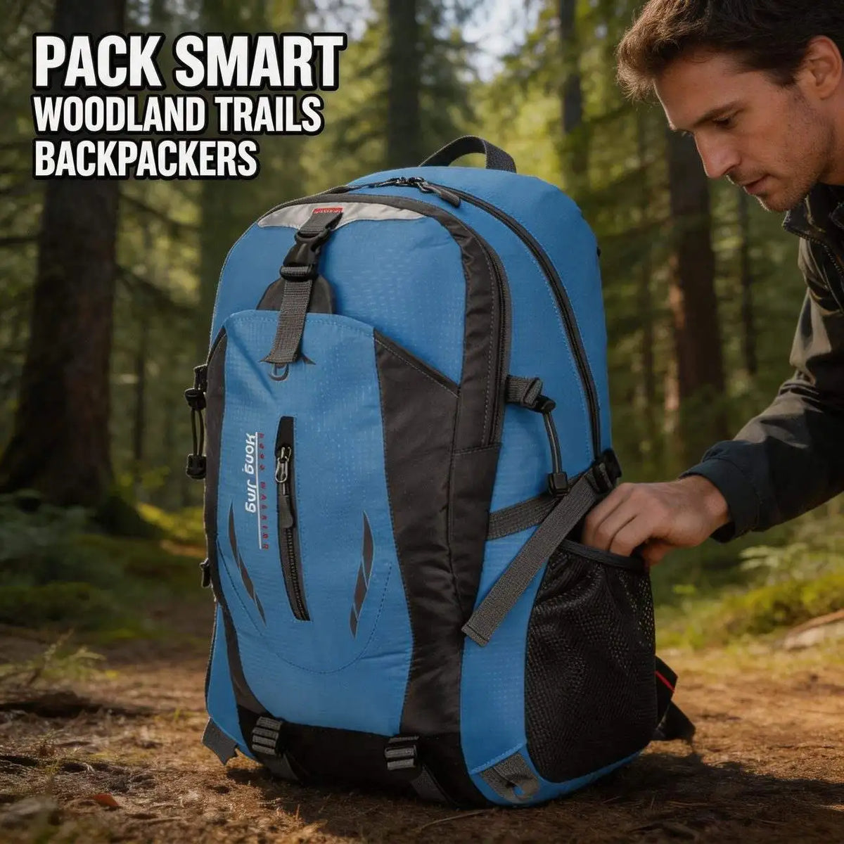 Pro Simple Backpack Daily Commute Outdoor Travel With Laptop Compartment Adjustable Strap