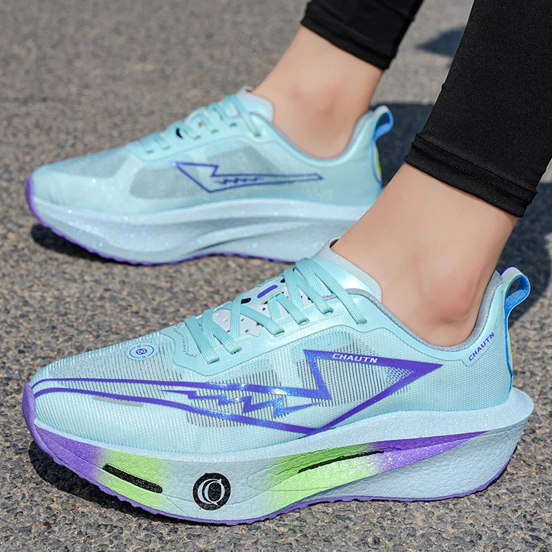 Running Shoes Carbon Plate Marathon Speciality Men Sports Breathable Lightweight Women's Comfortable Chunta Leisure Sneakers