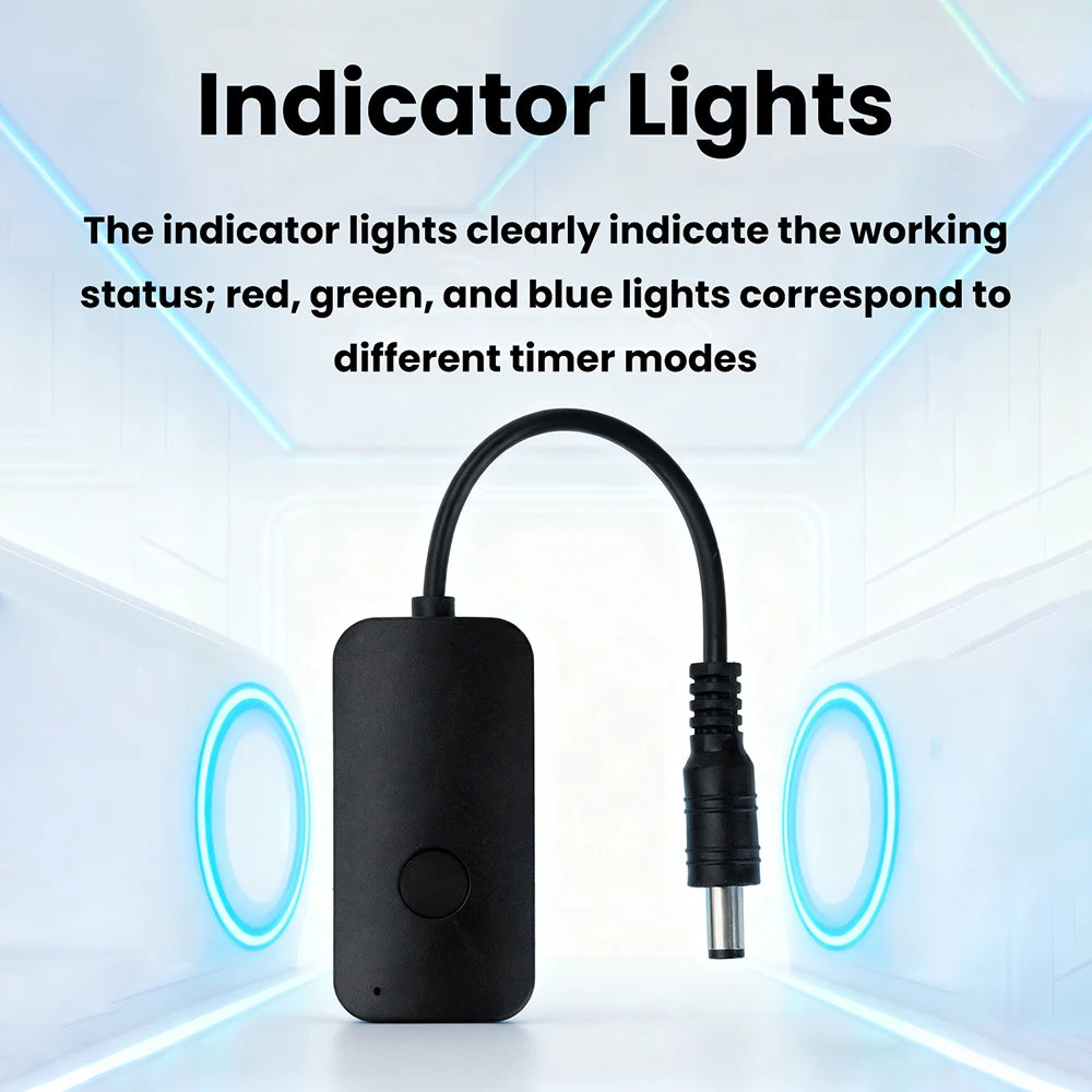DC 9-12V WiFi Router Automatic Restart Line Timing 24/48/72 Hours, Automatic Power-Off, Home Switch Controller Line