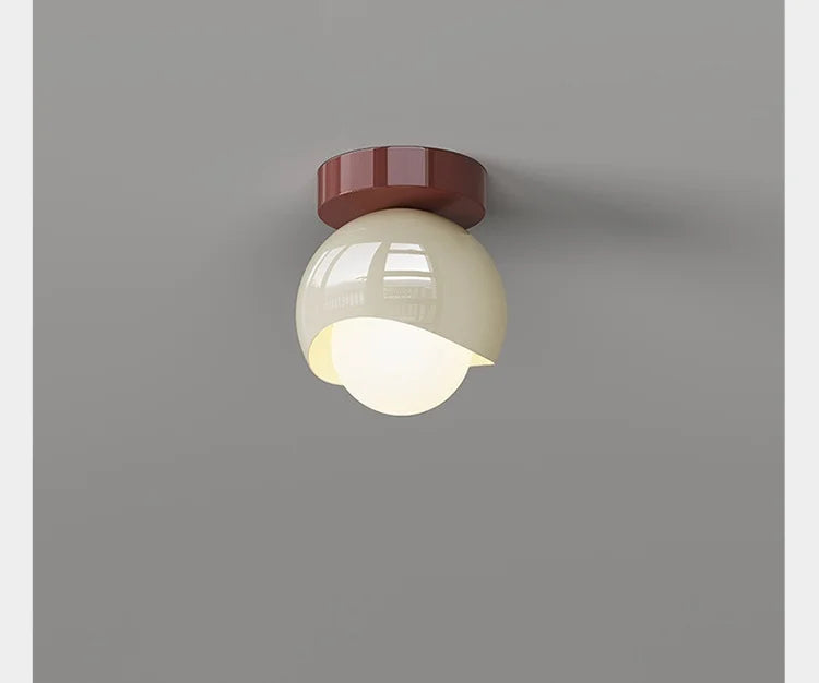 IWHD Glass Iron LED Ceiling Lamp Home Lighting Aisle Restaurant Living Room Light Fixtures Modern Ceiling Lights Decoration