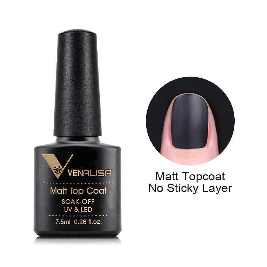 Venalisa Nail Gel Polish Semi Permanent Salon Quality TPO Free Glitter 7.5ml Soak off UV LED Nail Gel Varnish