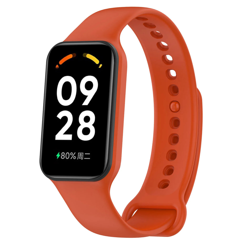 Silicone Strap For Xiaomi Redmi Band 2 Watchband Bracelet Replacement For Xiaomi Band 8 Active Wrist Strap Correa Accessories
