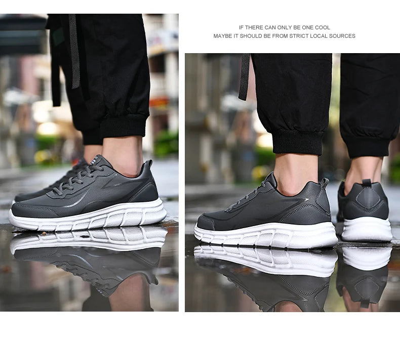 Men's Autumn Waterproof Sneakers Men Casual Sports Shoes Anti-skid Durable Running Tennis Trainers Man Fashion Casual Sneakers