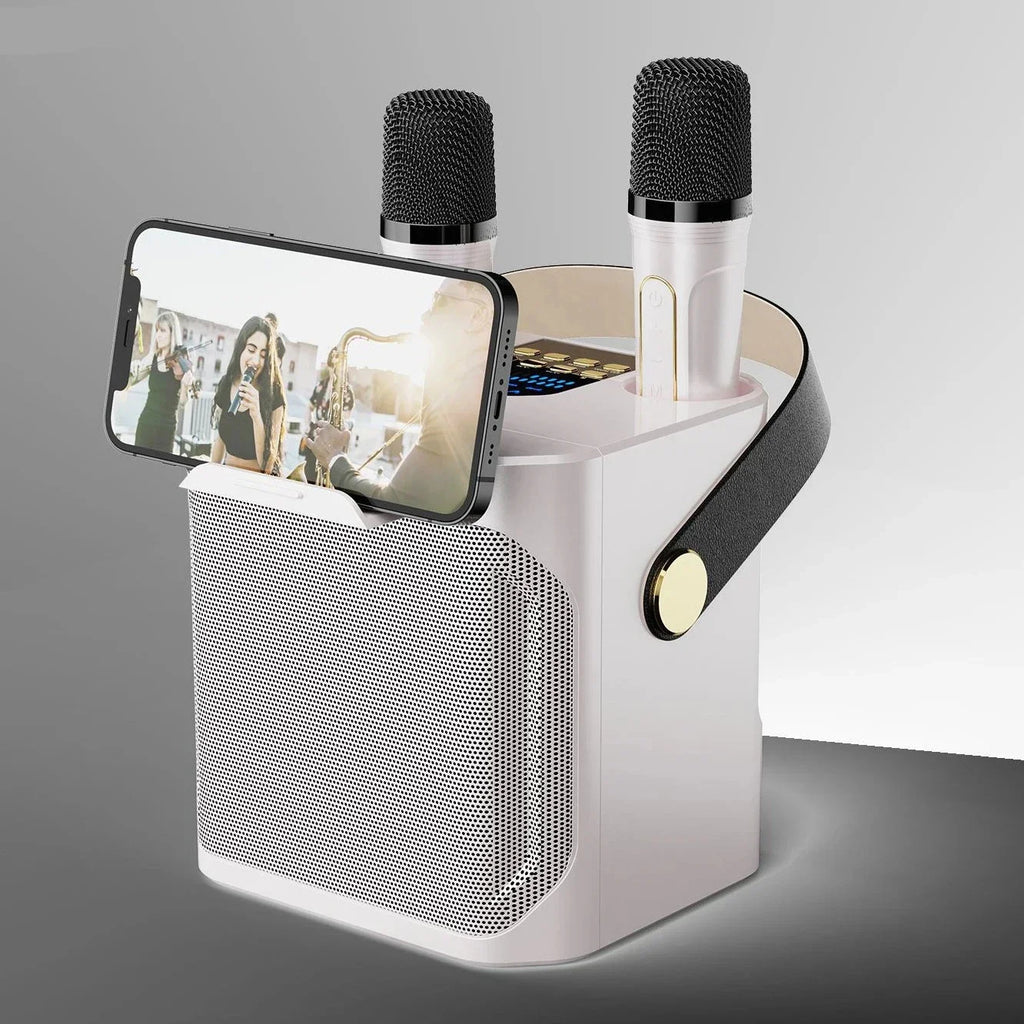 Wireless Subwoofer Portable Powerful Karaoke Bluetooth Speaker With Microphone Sound Box Music Machine High Power Caixa De Som