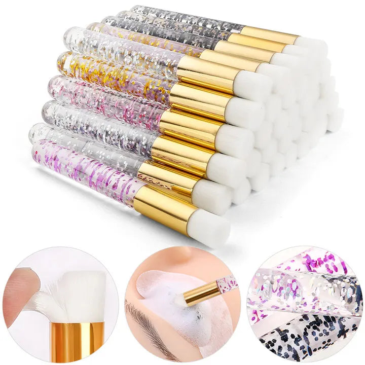 2PCS Eyelash Cleaning Brush Lash Shampoo Brushes Nose Pore Blackhead Remover Deep Brush For  Eyelash Extensions Makeup Tools