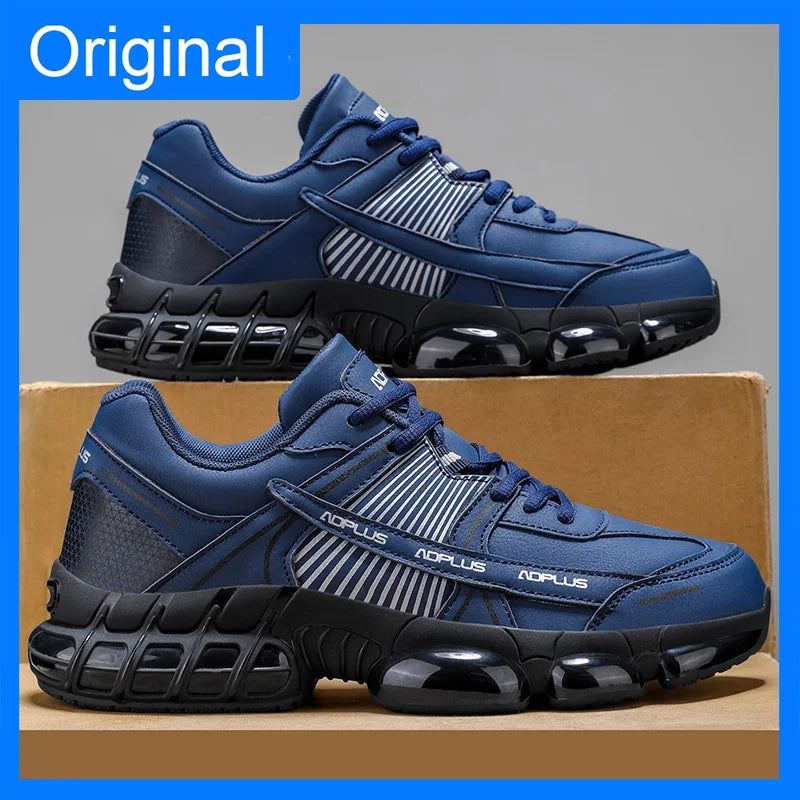 Men Sports Shoes Light Anti Slip Rebound Flat Bottom Outdoor Walking Leisure Shoes Autumn Fashion Versatile Running Shoes