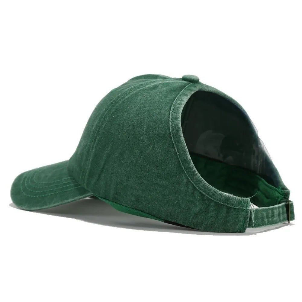 Casual Solid Color Washed Baseball Cap Adjustable Hip Hop Empty Top Hat JK Snapback Cap Sun Protection Peaked Hat Outdoor