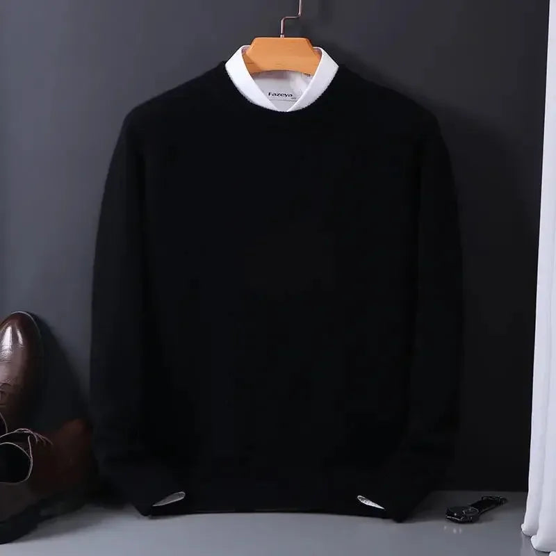 Cashmere Cashmere Sweater Men 2025 Autumn Winter Jersey Jumper Robe Hombre Pull Homme Hiver Pullover Men O-neck Knitted Sweaters