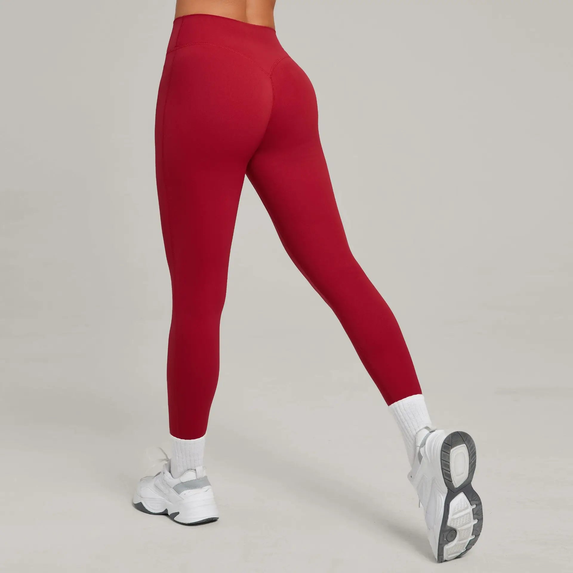 Women's Gym Workout Trousers Hip-lifting Quick-dry Yoga Pants Slimming Tight-fitting Fitness Outdoor Running Sports Long Pants