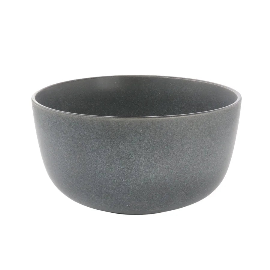 Landon 9.2 Inch Stoneware Round High Serving Bowl in Truffle