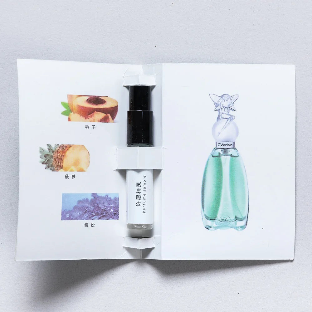 5 pack 3ML men's and women's perfume sample set eau de toilette long-lasting fragrance portable for travel easy to carry around
