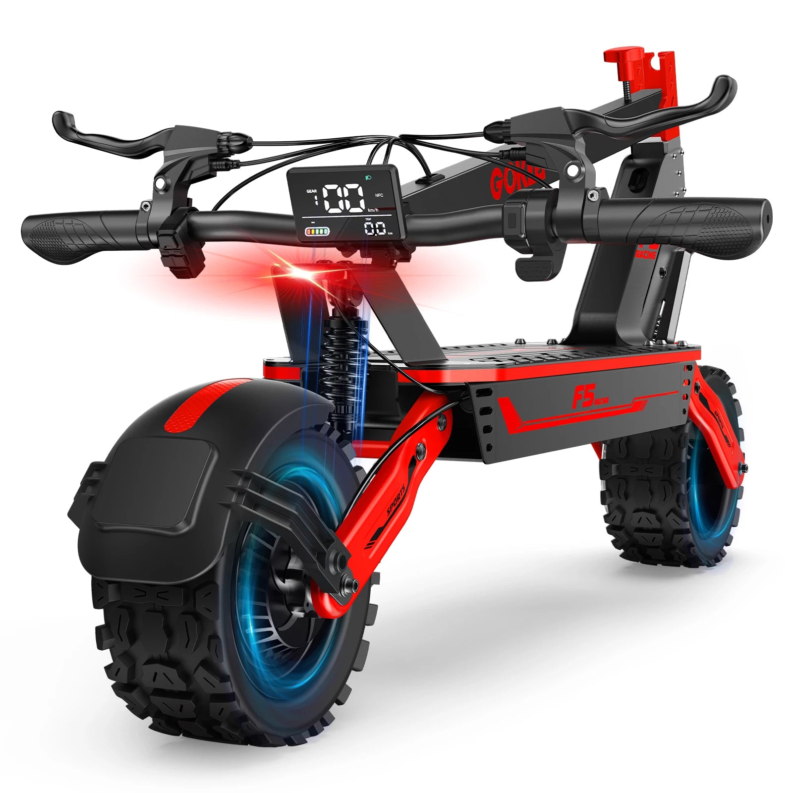 Electric Scooter Gokeep F5 11" 1000W Motor Full Suspension E-scooter 52V 20AH Max Range 70Km Load 120Kg