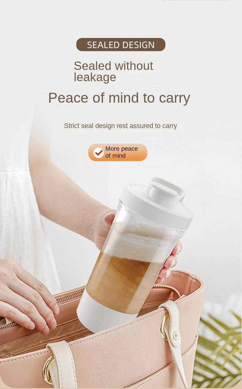 Electric Blender Cup Portable Blender Cup Milk Powder Protein Powder Blender Automatic Shaker Cup Home Travel Outdoor Sports Gym
