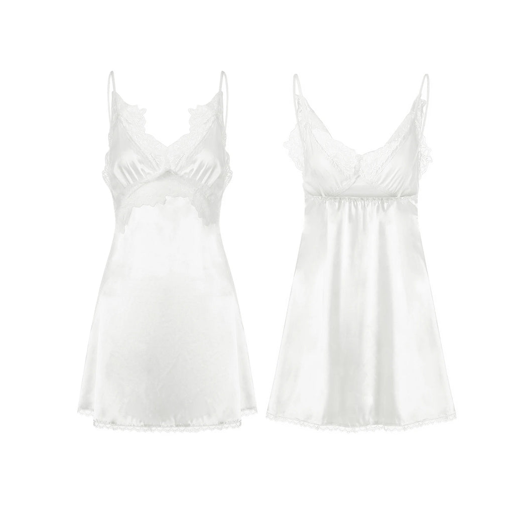 New Women Party Lace Flower Backless Mini Dress Summer Sexy Sling Spaghetti straps Deep V Neck Wedding Club Vestidos