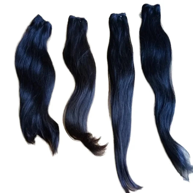 Wholesale Cuticle Aligned Raw Human Hair Extensions India United States Light Color Wavy Bone Straight Loose Deep Wave Fumi