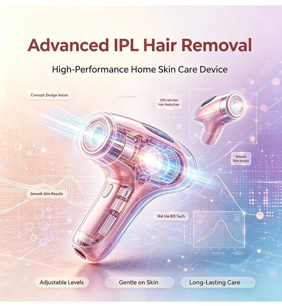 IPL Permanent Laser Epilator  Beauty Women's Shaver Bikini Care Appliances Facial Massage Photoepilator Choice Laser Hair Remova