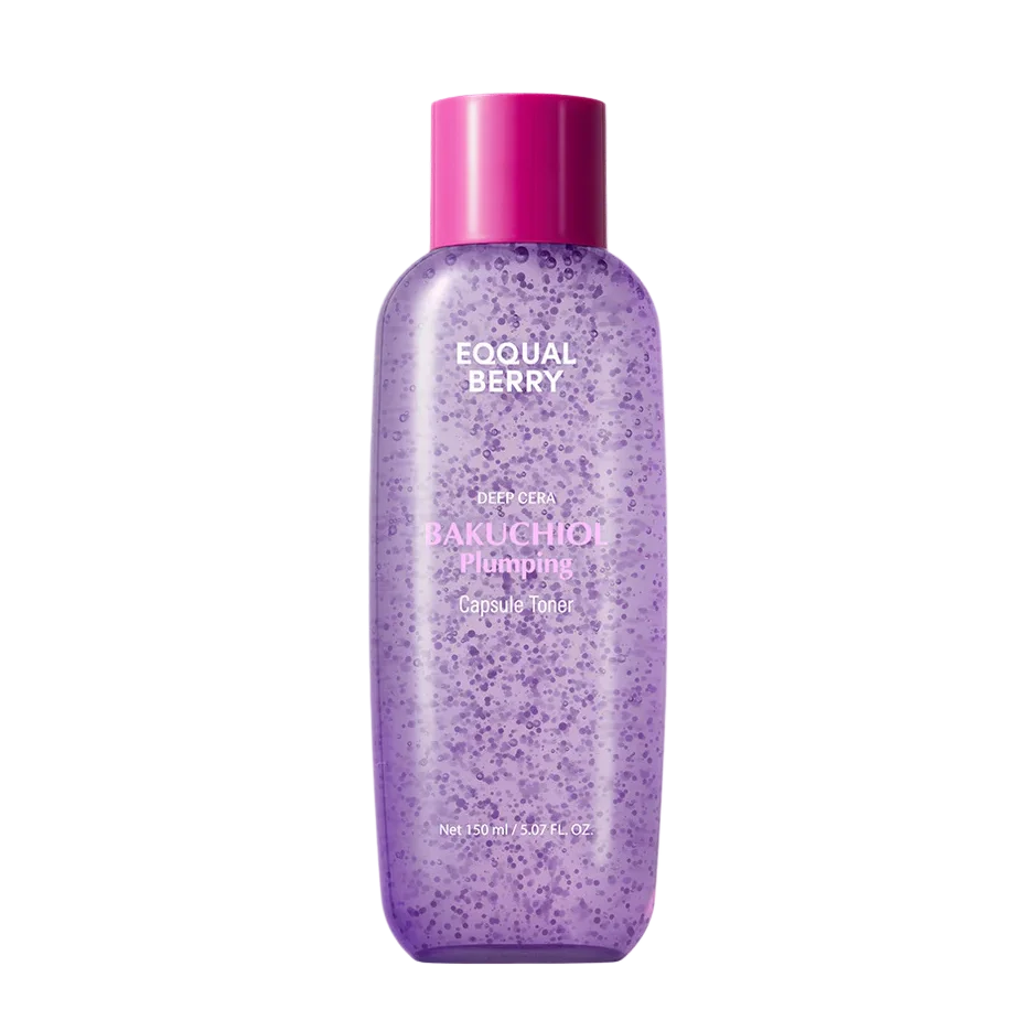 EQQUALBERRY BAKUCHIOL Plumping Serum 5000 PPM Retinol NAD Alternative Vitamin C Serum Whitening Smoothing Facial Skin Care