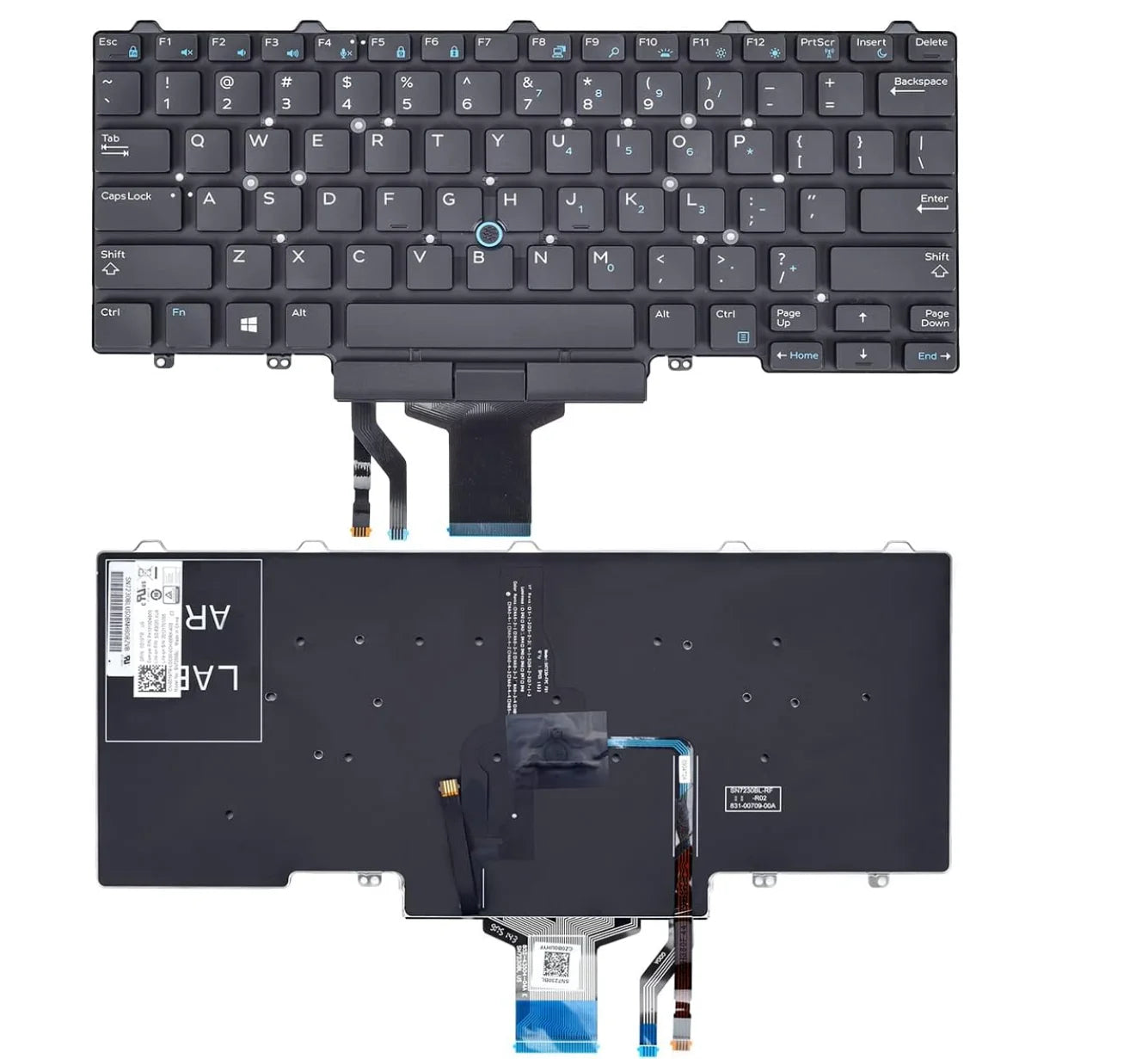 US Laptop Keyboard For Dell Latitude 5480 5490 E5450 E5470 E7450 E7470 0D19TR PK1313D4B05 PK1313D4B00 SN7230BL Backlit