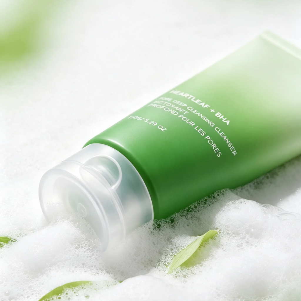 Facial Cleanser Deep Pore Cleansing Soothing Skin Nourishing Oil Control Refreshing Rich Creamy Foam Mild Formula Face Wash 150g