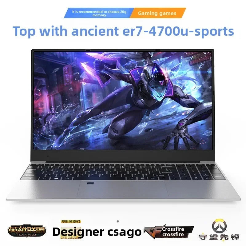 15.6 inches, Ryzen R3R7 metal thin and light office business, game book portable, laptop WS03