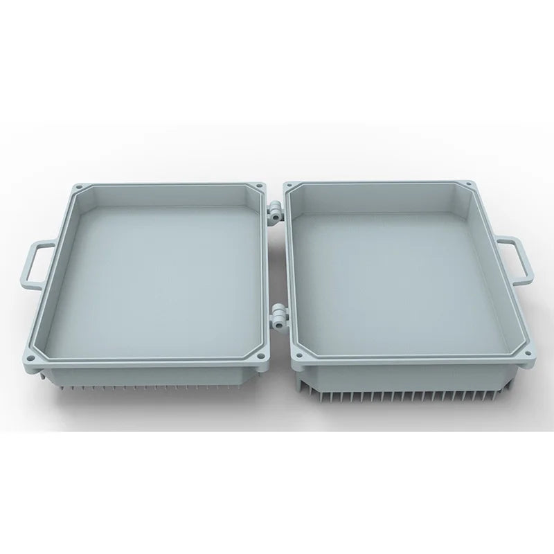 AY370 Series IP67 Aluminum Box Wifi Ribbed Aluminum Case For Omni Directional Antenna